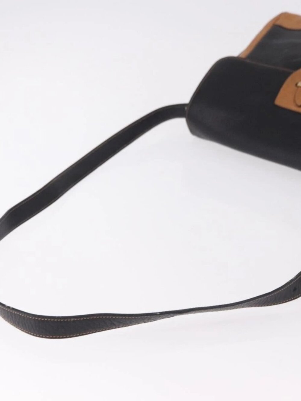 GUCCI Shoulder Bag Leather Black Gold Auth ep14739 - Picture 7 of 15